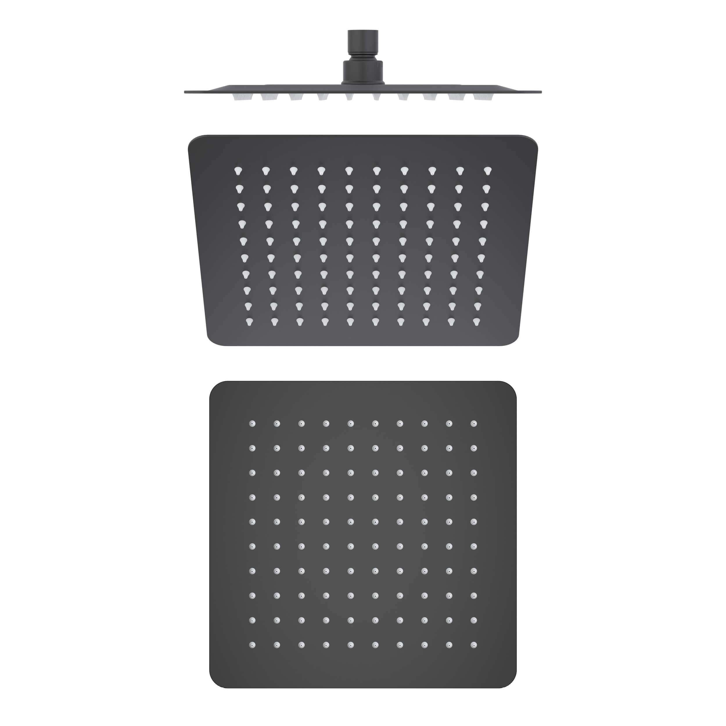 Quadra 10" Metal Rain Shower Head 2mm Ultra Thin Profile