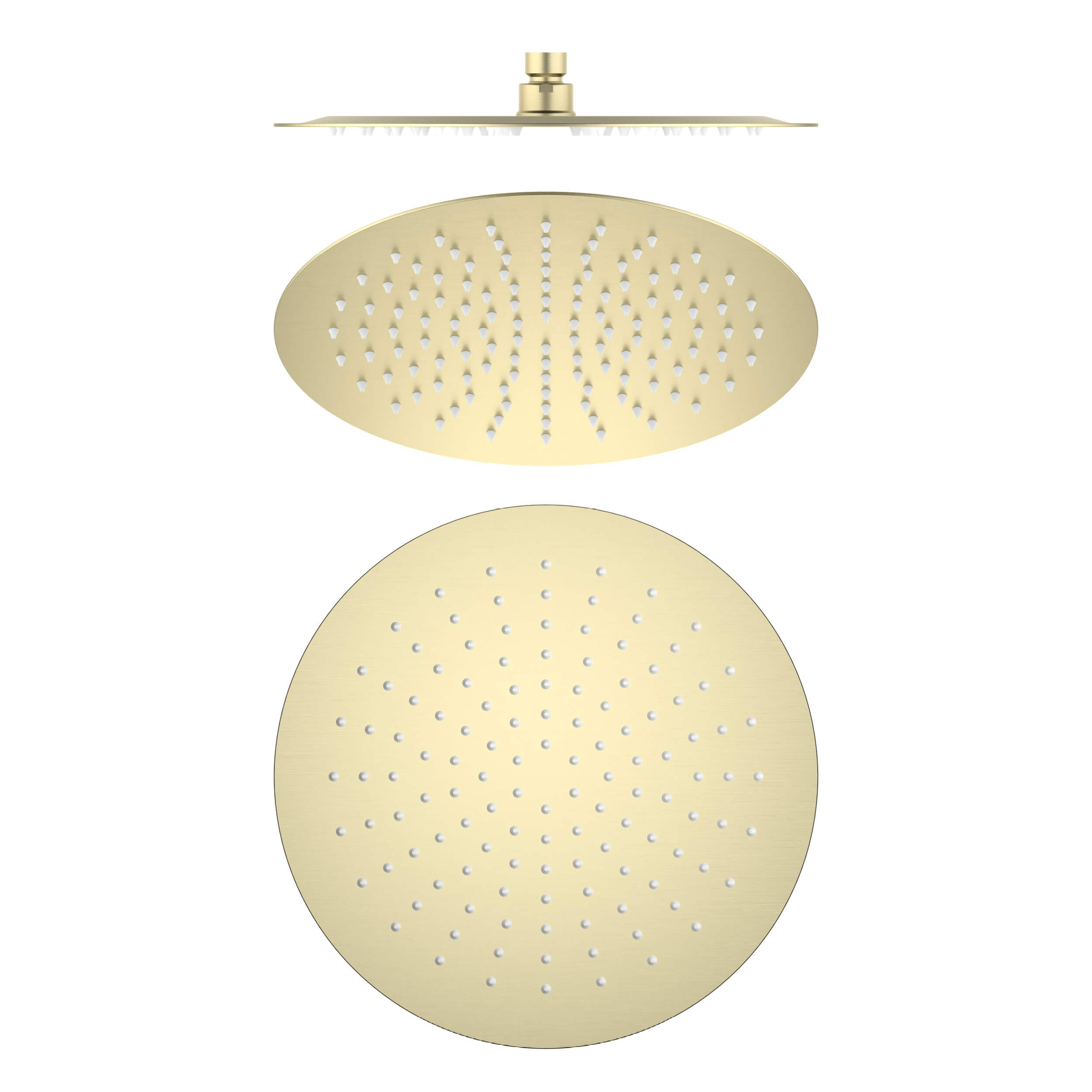 Halo 12" Metal Rain Shower Head 2mm Ultra Thin Profile