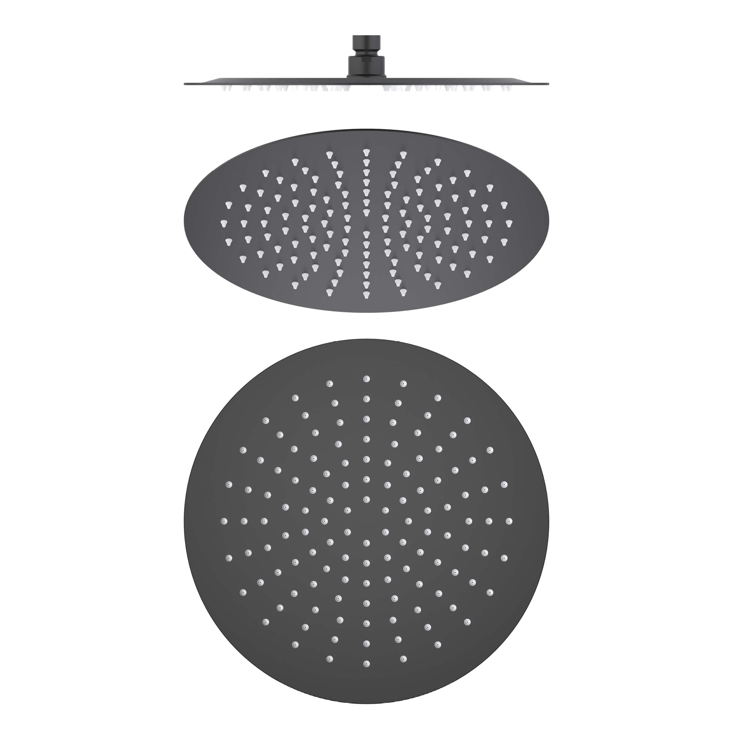 Halo 12" Metal Rain Shower Head 2mm Ultra Thin Profile