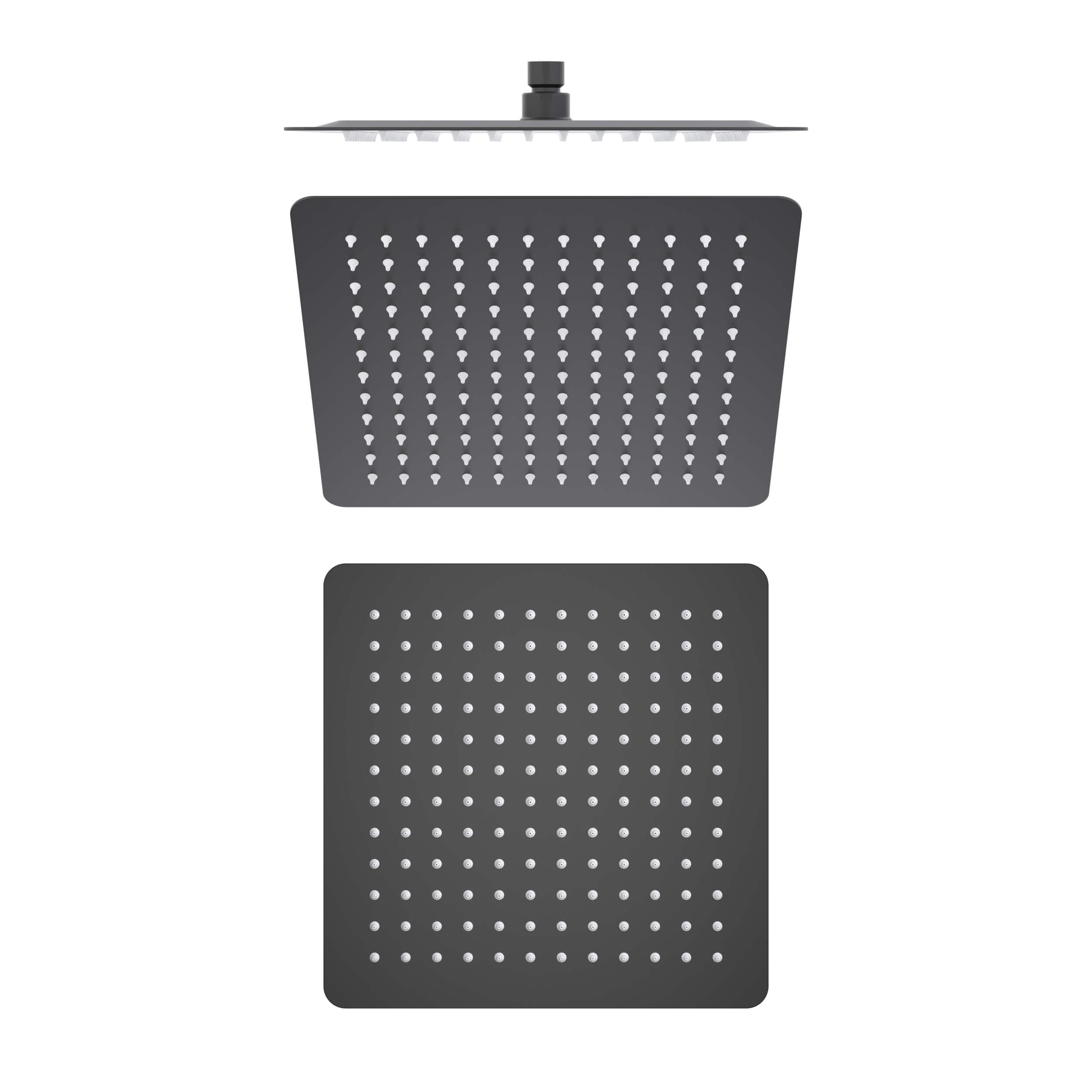 Quadra 12" Metal Rain Shower Head 2mm Ultra Thin Profile