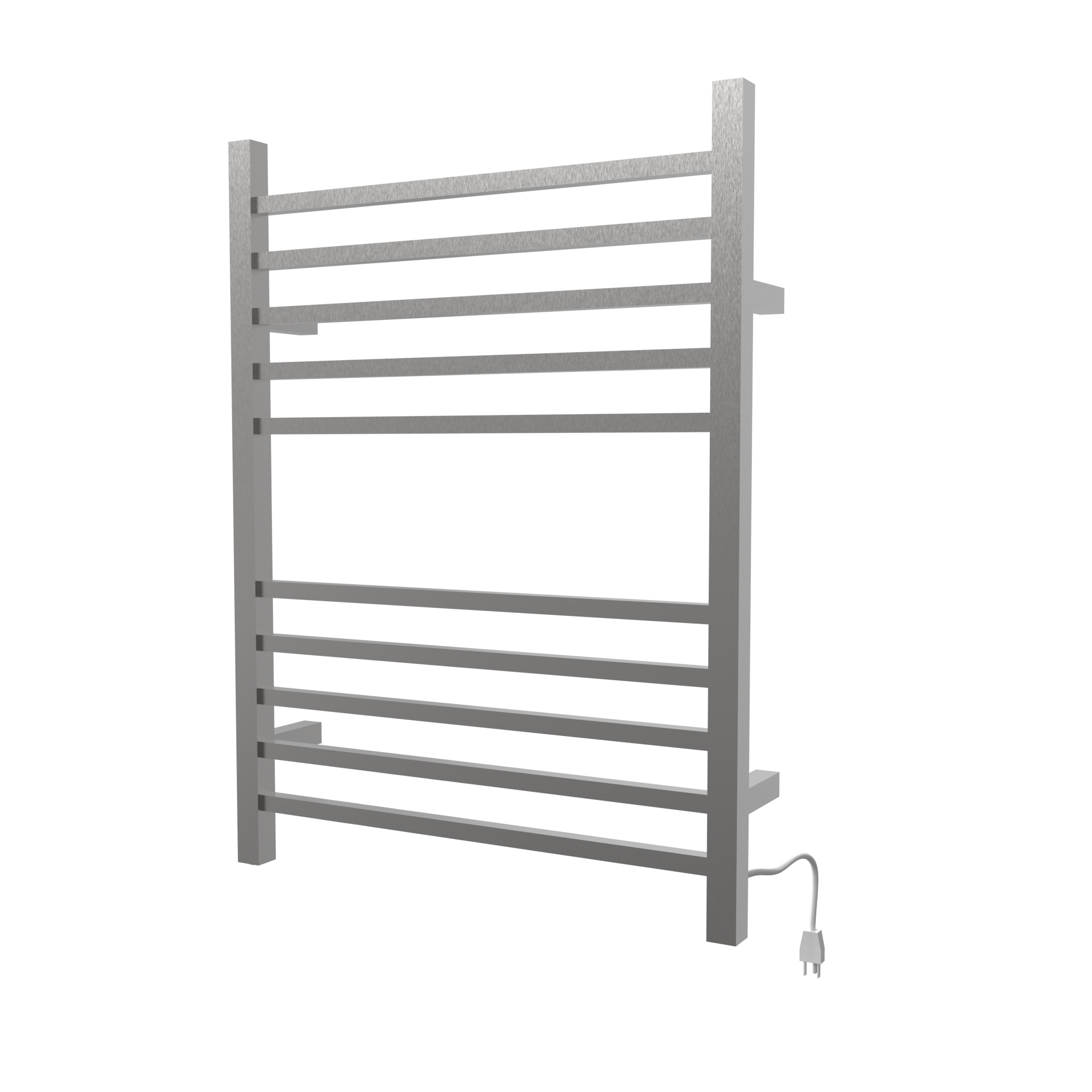 Amba Radiant Square Hardwired + Plug-in Combo 10 Bar Towel Warmer
