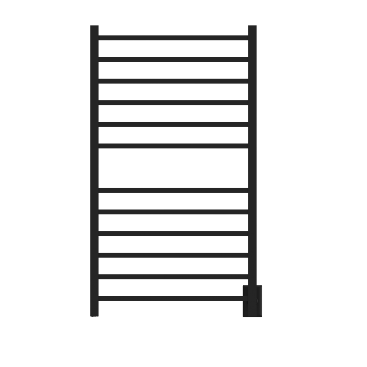 Amba Radiant Large Square Hardwired + Plug-in Combo 12 Bar Towel Warmer