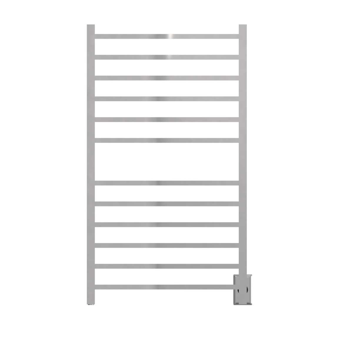 Amba Radiant Large Square Hardwired + Plug-in Combo 12 Bar Towel Warmer