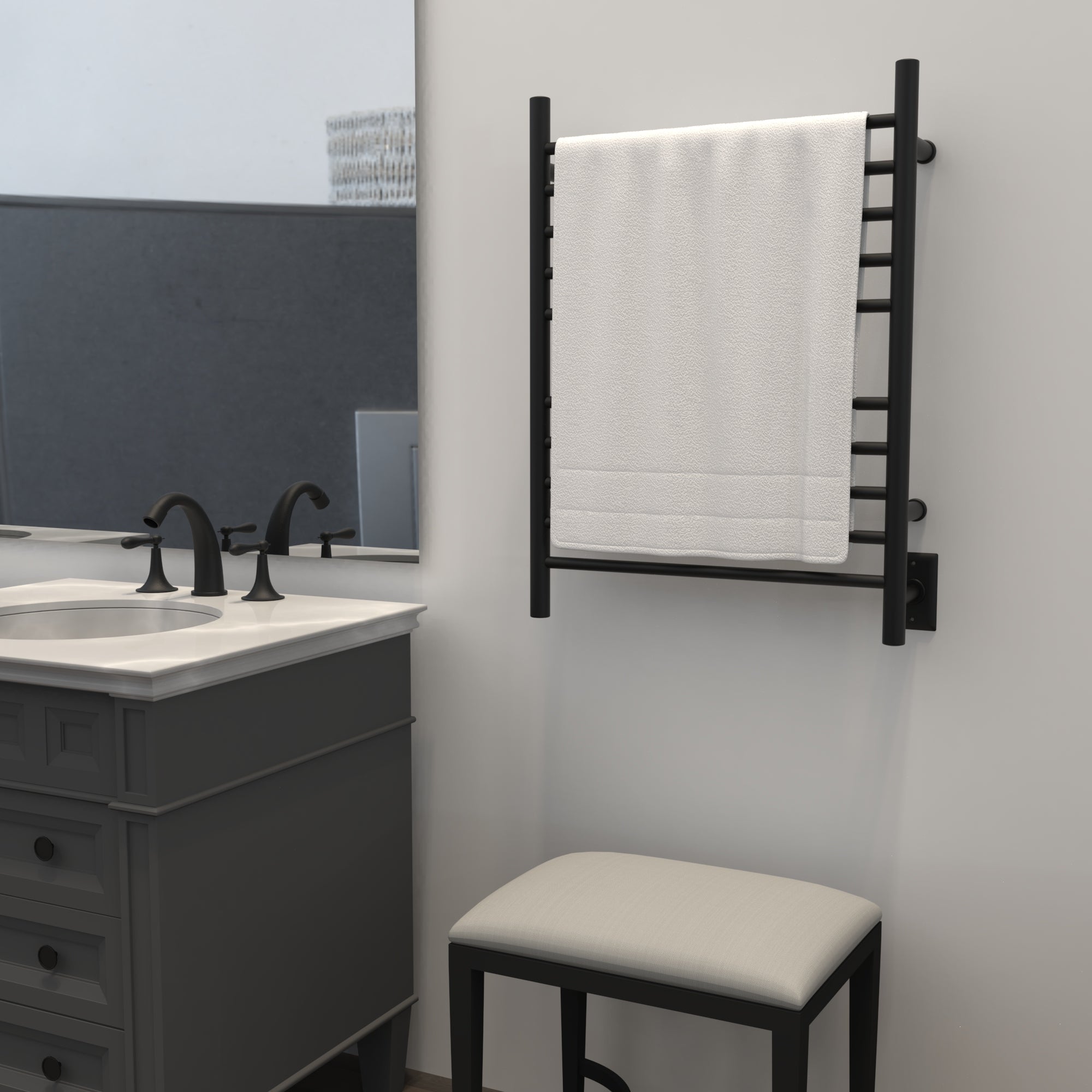 Amba Radiant 10-Bar Plug-In and Hardwired Towel Warmer