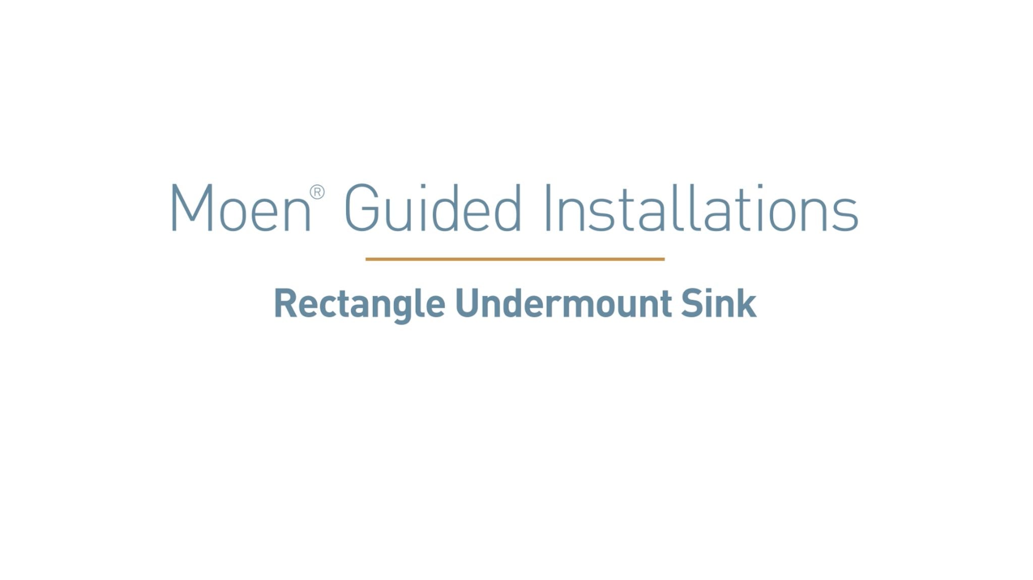 Moen Rectangle Undermount Bathroom Sink
