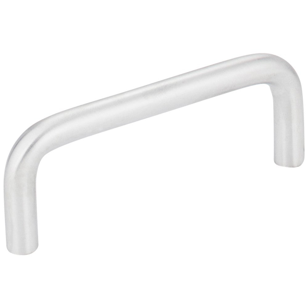 Hardware Resources 3" Center-to-Center Satin Nickel Torino Cabinet Wire Pull