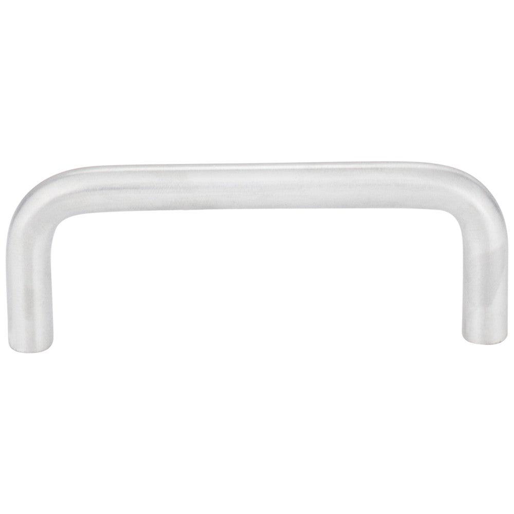 Hardware Resources 3" Center-to-Center Satin Nickel Torino Cabinet Wire Pull