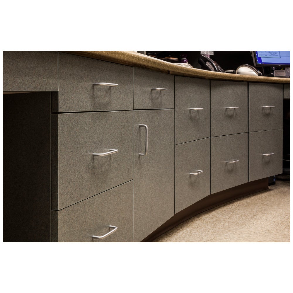 Hardware Resources 3" Center-to-Center Satin Nickel Torino Cabinet Wire Pull