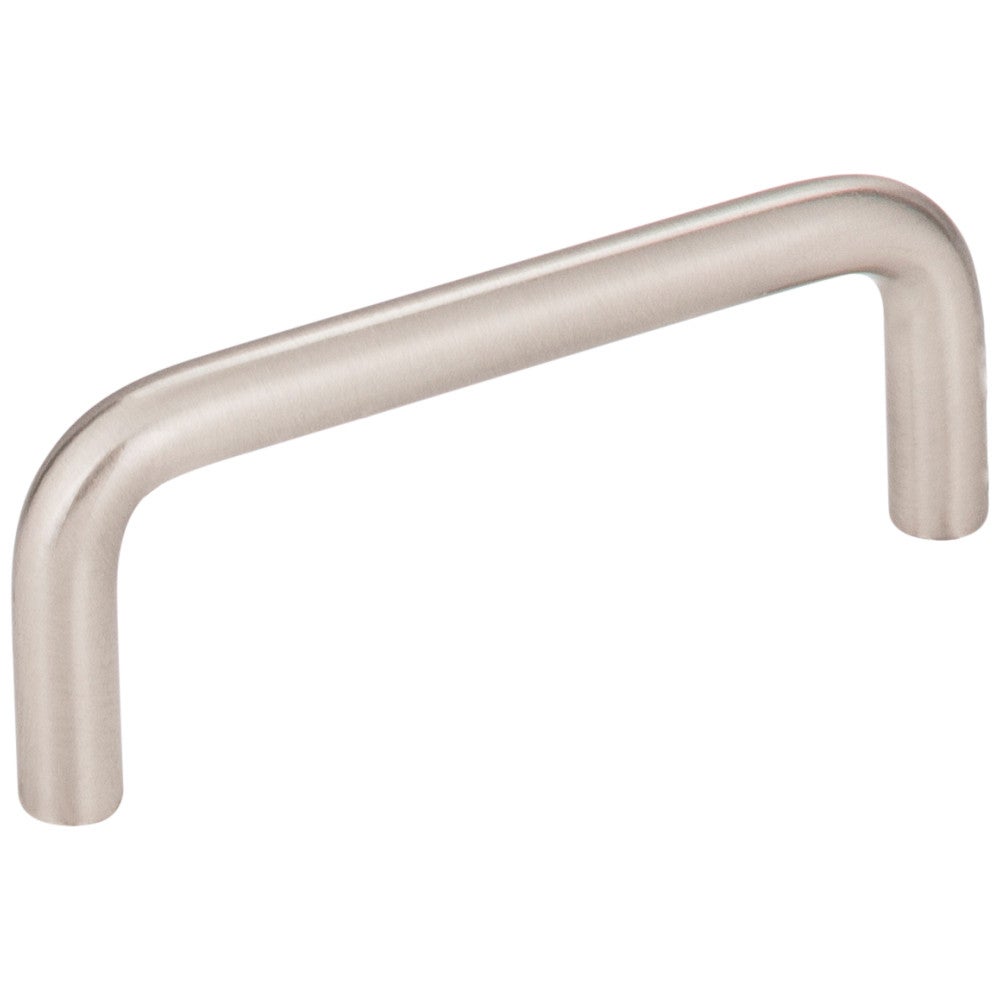 Hardware Resources 3" Center-to-Center Satin Nickel Torino Cabinet Wire Pull