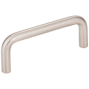 Hardware Resources 3" Center-to-Center Satin Nickel Torino Cabinet Wire Pull