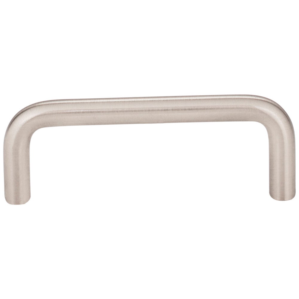 Hardware Resources 3" Center-to-Center Satin Nickel Torino Cabinet Wire Pull