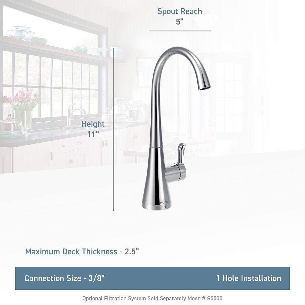 Sip Transitional One-Handle High Arc Beverage Faucet