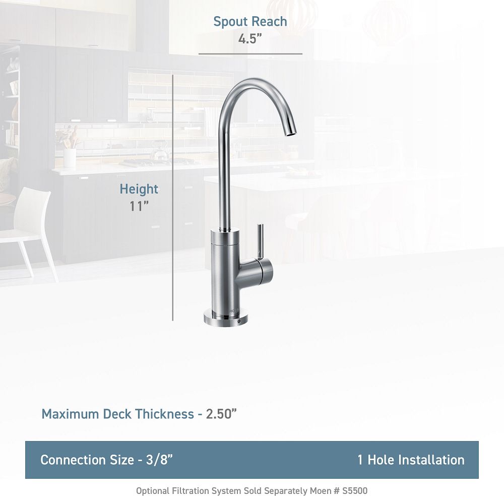 Sip Modern One-Handle High Arc Beverage Faucet