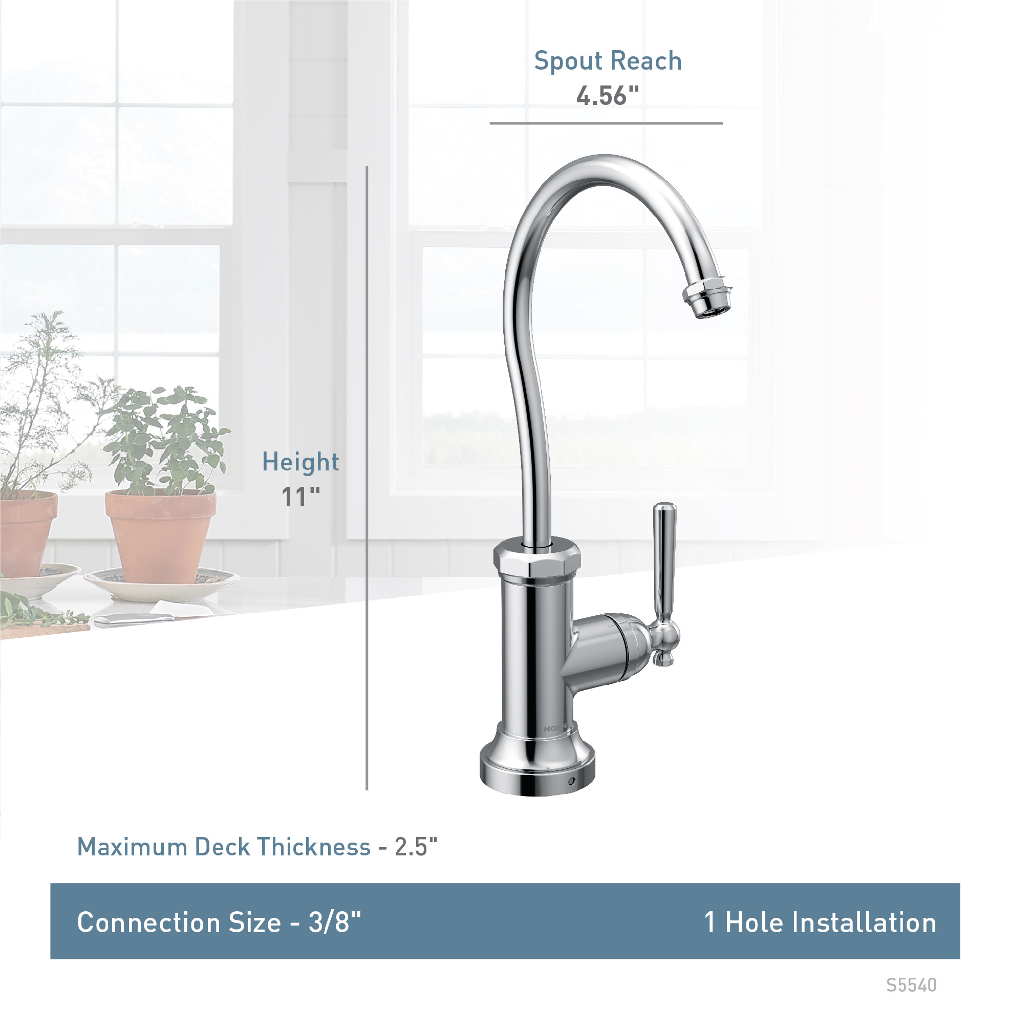 Moen S5540 Paterson Sip Beverage Faucet
