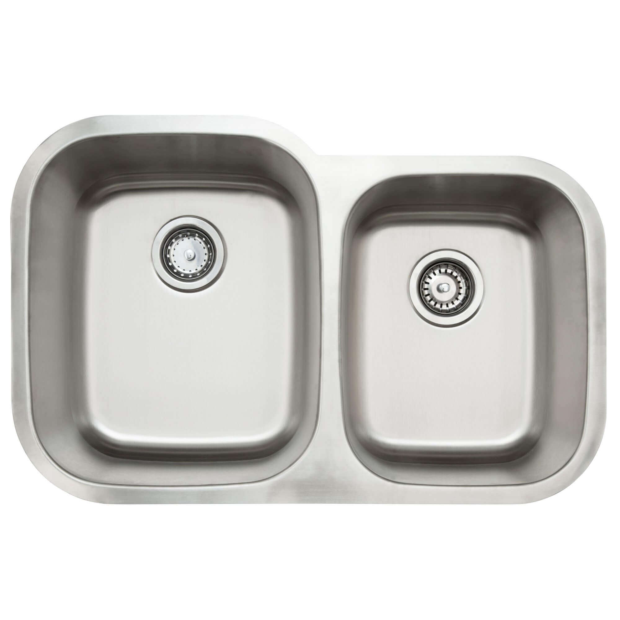 Offset Double Bowl: S654L