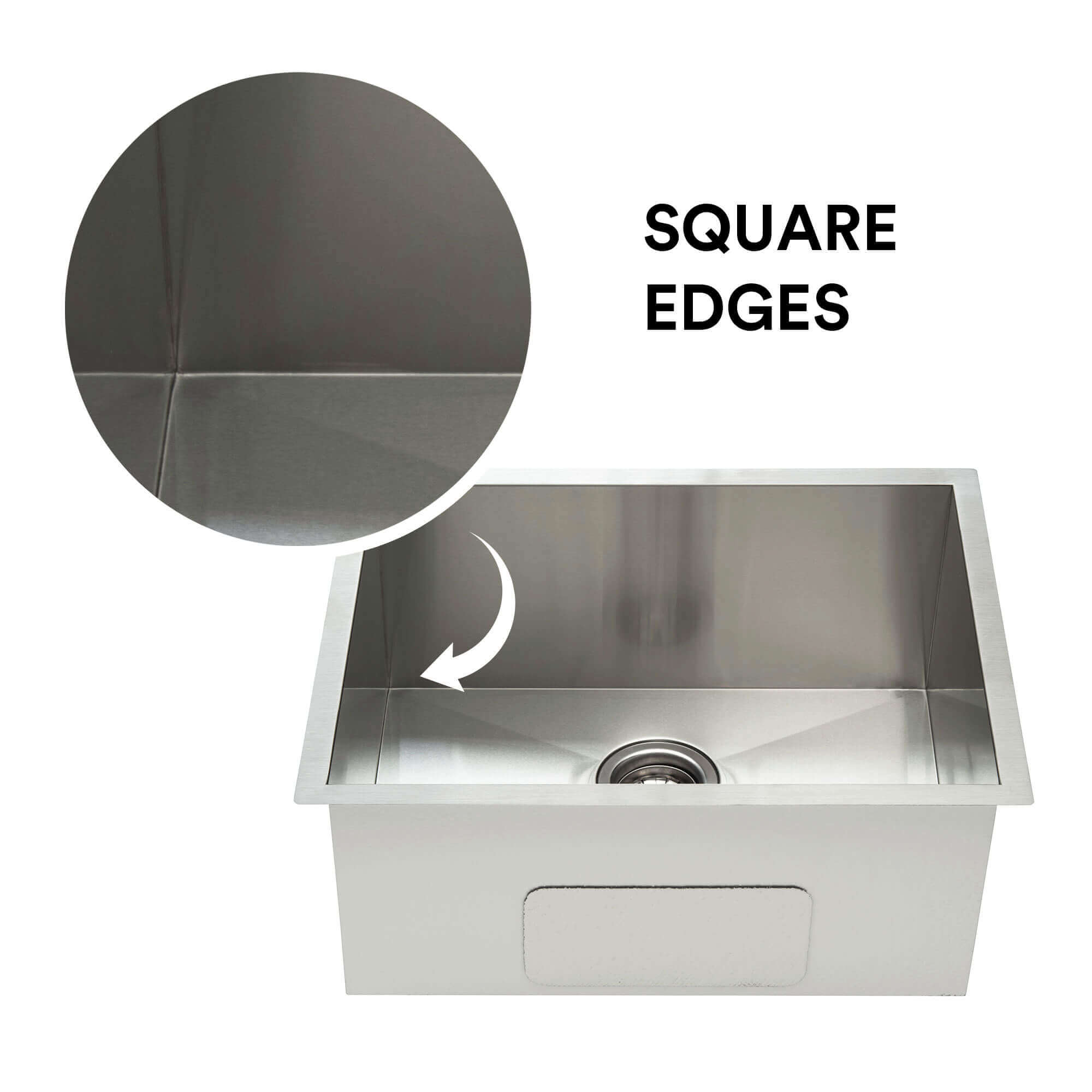 Single Bowl - Square Edges: S702