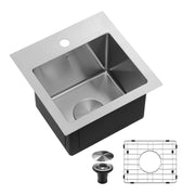 16 Gauge Topmount Kitchen Sink Set