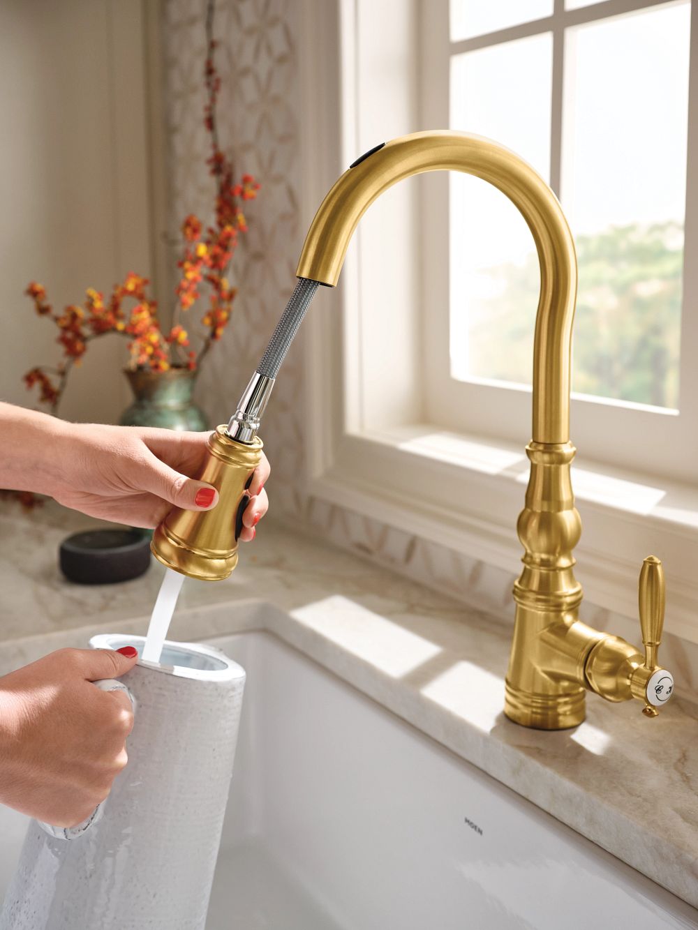 Weymouth Motion Control Smart Pulldown Touchless Kitchen Faucet