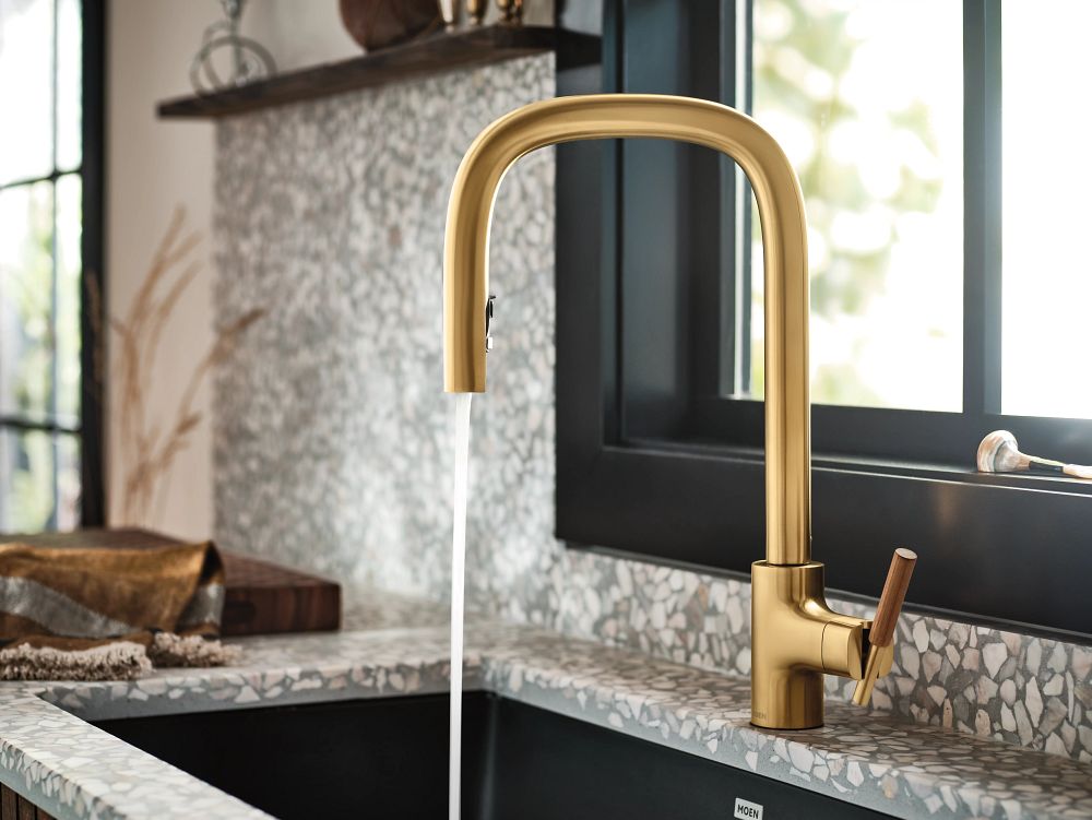 Tenon One-handle High Arc Pulldown Kitchen Faucet