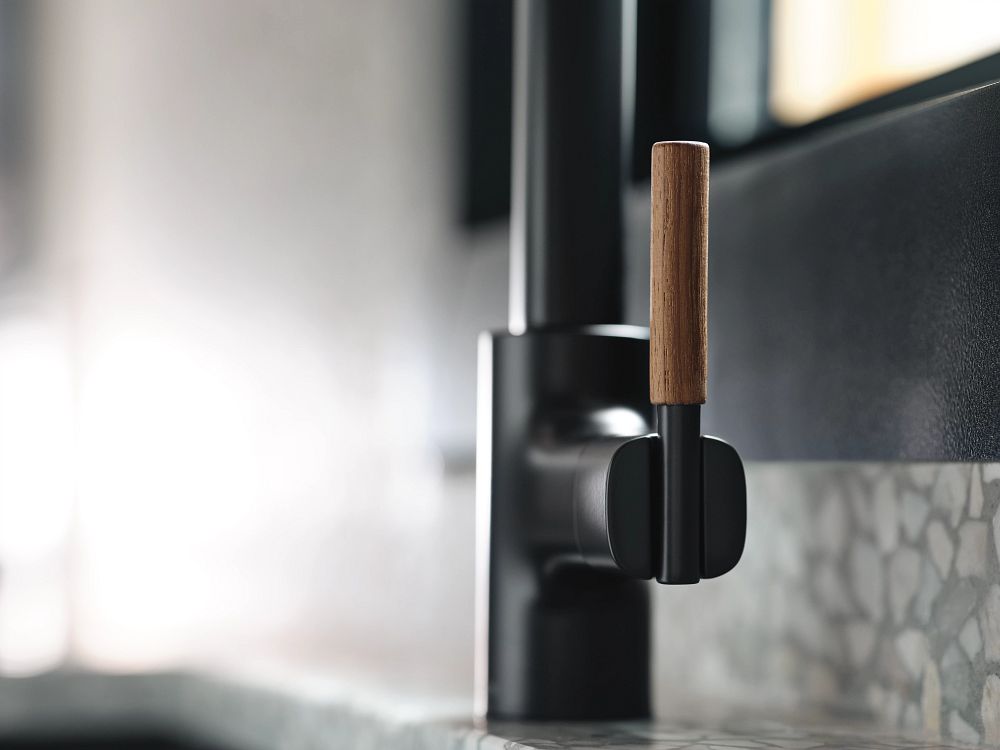 Tenon One-handle High Arc Pulldown Kitchen Faucet