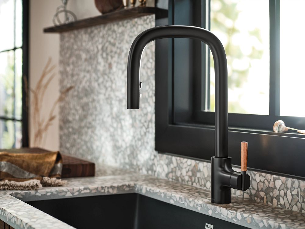 Tenon One-handle High Arc Pulldown Kitchen Faucet