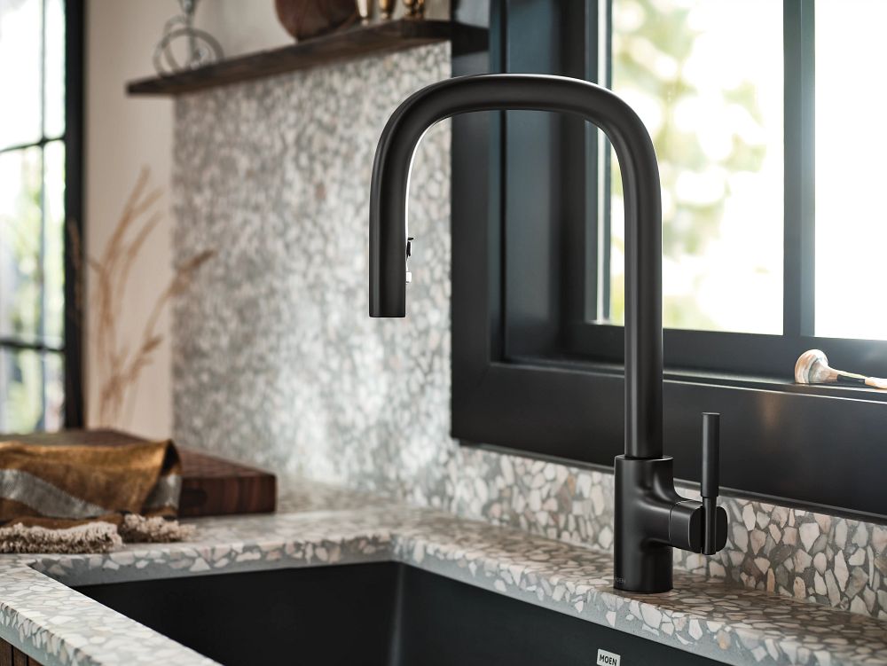 Tenon One-handle High Arc Pulldown Kitchen Faucet