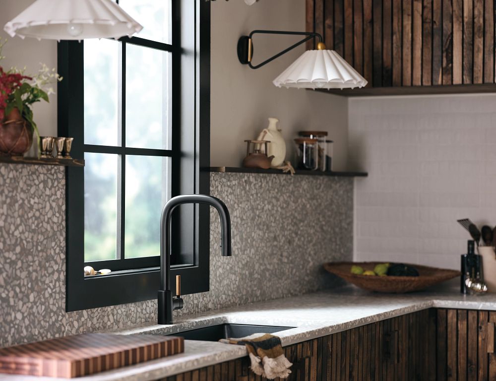 Tenon One-handle High Arc Pulldown Kitchen Faucet
