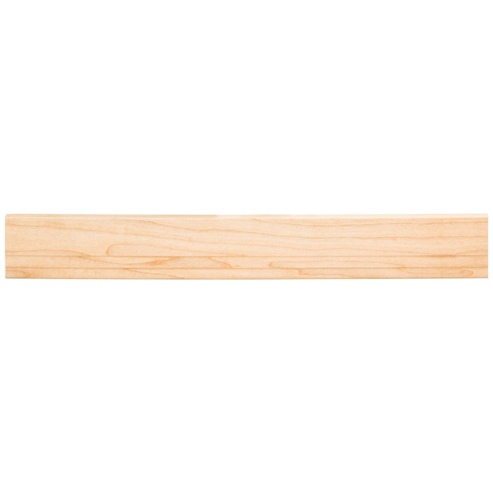 1/4" D x 1-1/4" H Hard Maple Stepped Scribe Moulding