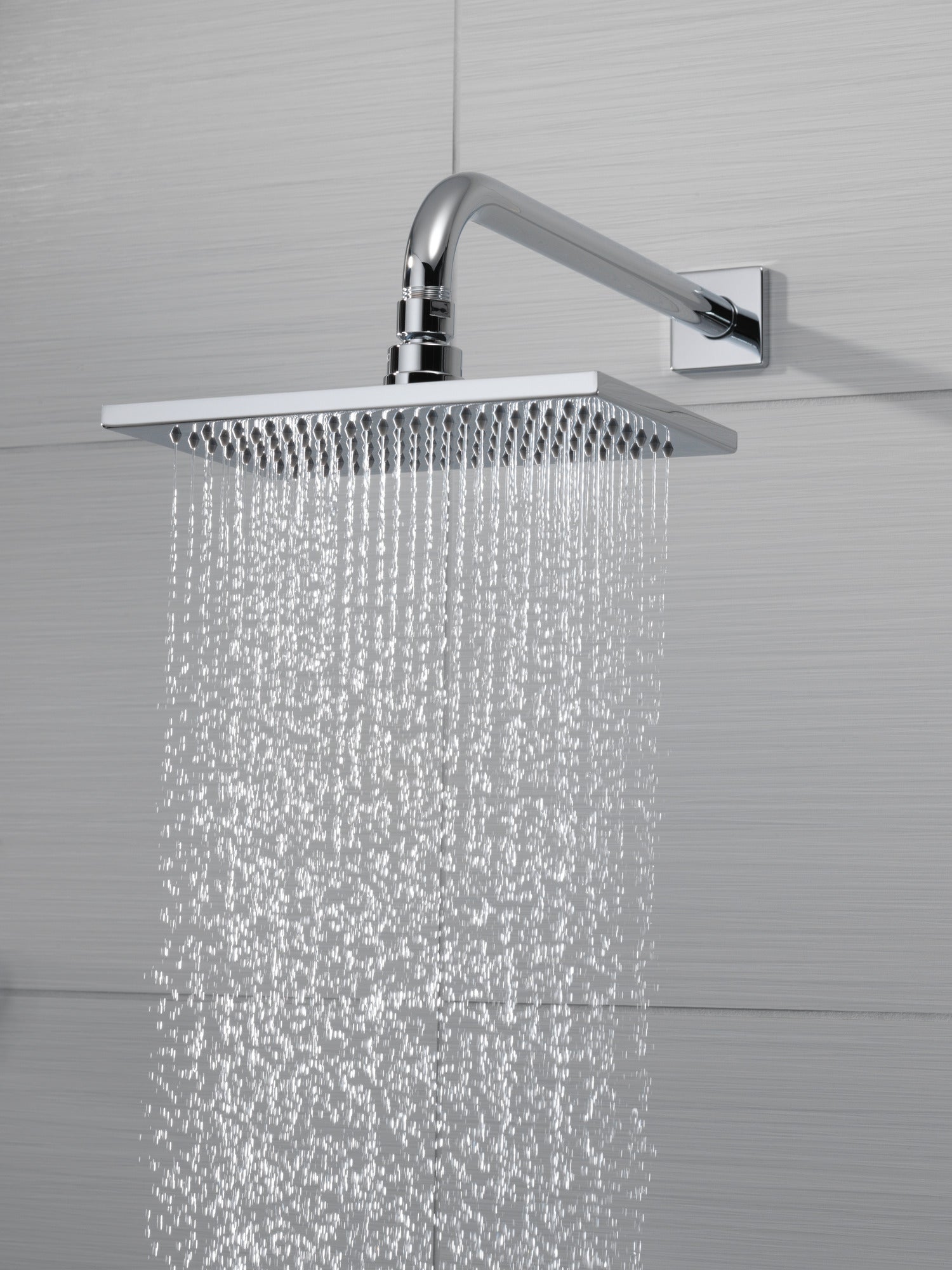 Brizo Essential™ Shower 16" Linear Square Wall Mount Shower Arm And Flange