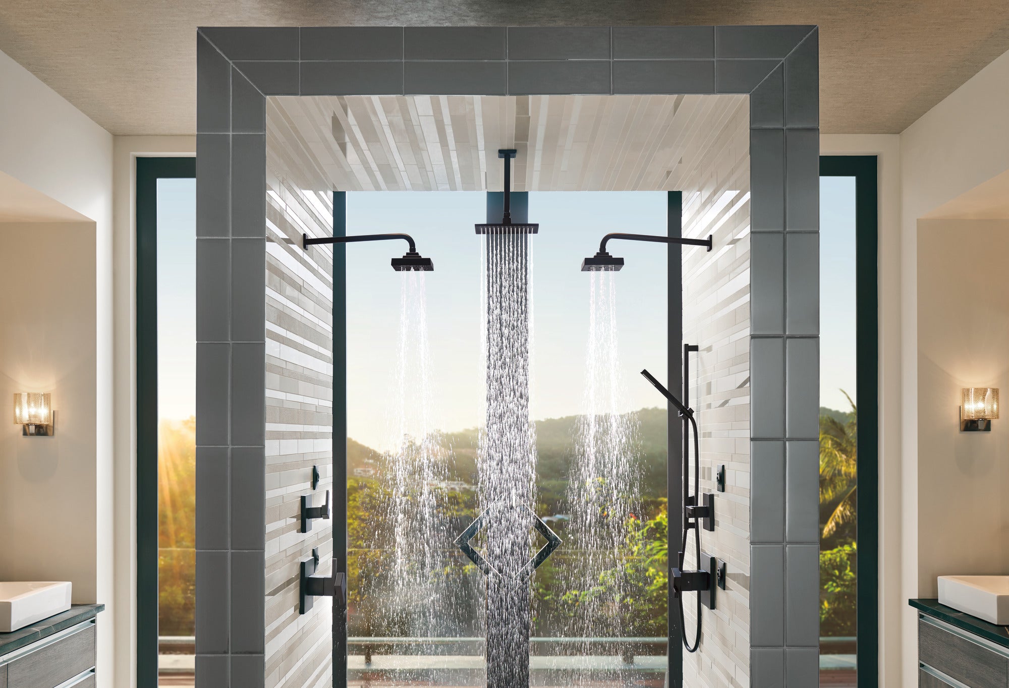 Brizo Siderna® Single-Function Slide Bar Hand Shower