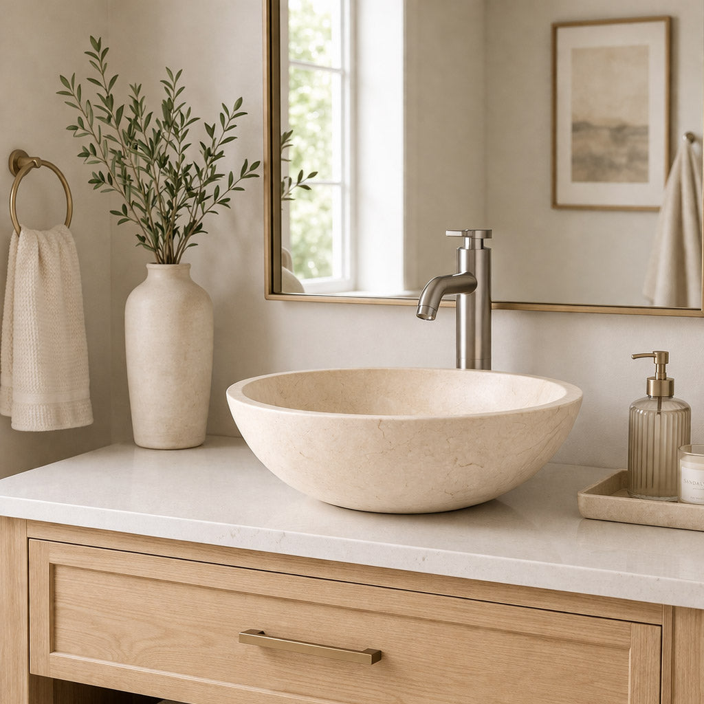 MAIDSTONE Marble Vessel Sink