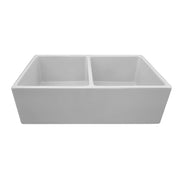 Fine Fixtures Fireclay Sink - Apron Farmhouse -Solid-Double