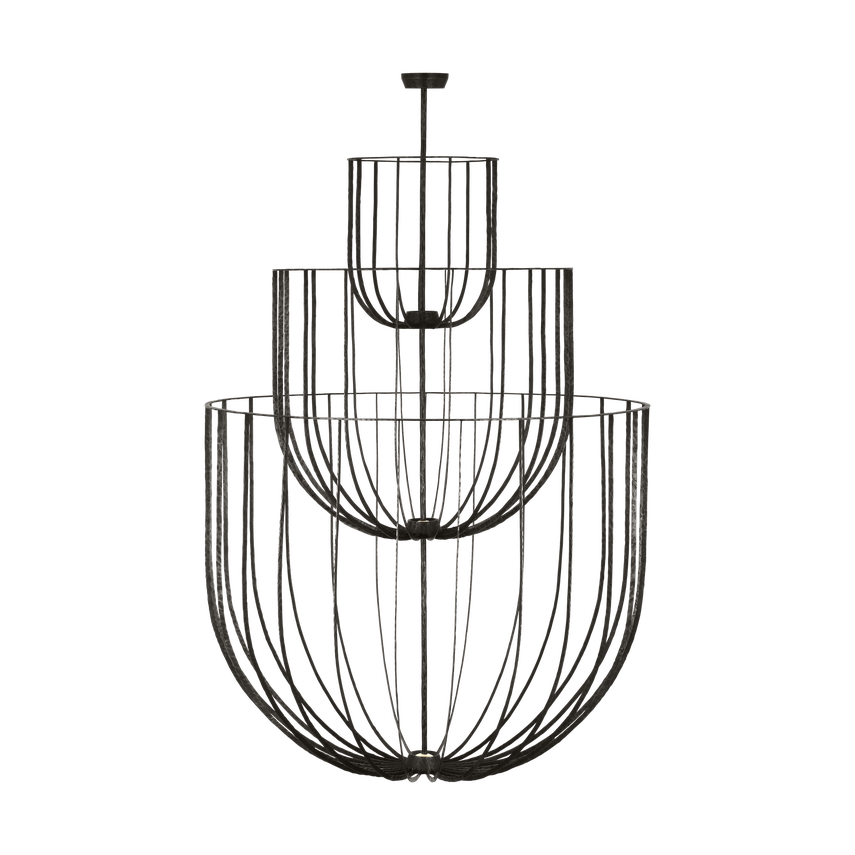 Sanchi Grande Three Tier Chandelier