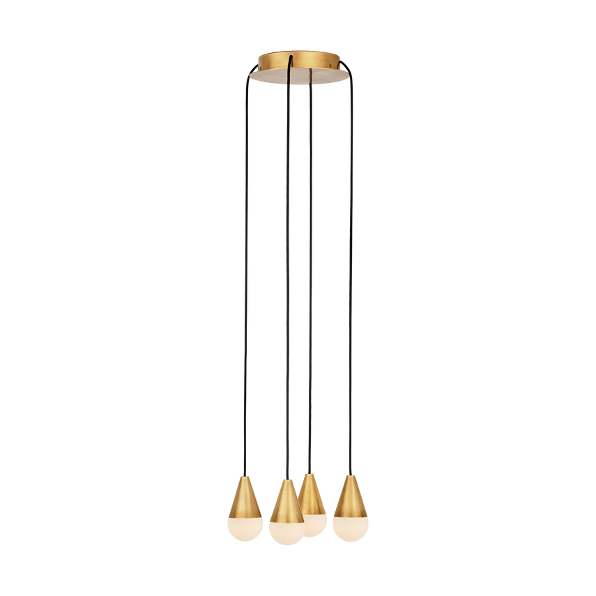 Cupola Alabaster 4-Light Chandelier