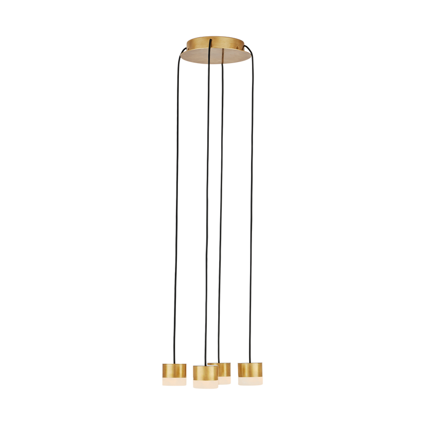 Gable Alabaster 4-Light Chandelier