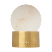 Mina Alabaster Accent Rechargeable Table Lamp