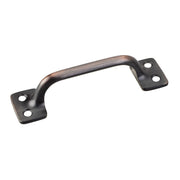 Hardware Resources Sash Pull 4-1/16" x 1-1/8" in Dark Brushed Antique Copper Finish