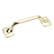 Hardware Resources Sash Pull 4-1/16" x 1-1/8" in Polished Brass Finish