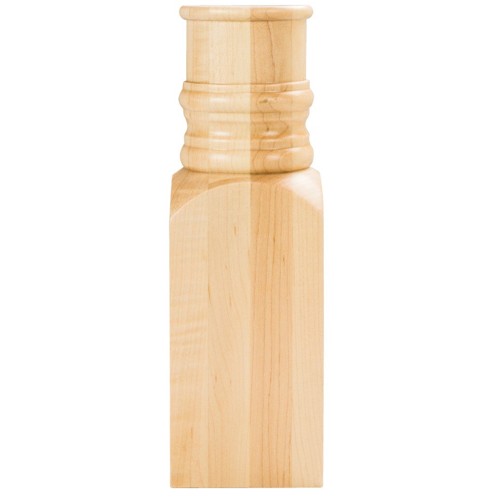 Hardware Resources 3-1/4" W x 1-9/16" D x 10" H Poplar Half Round Spool