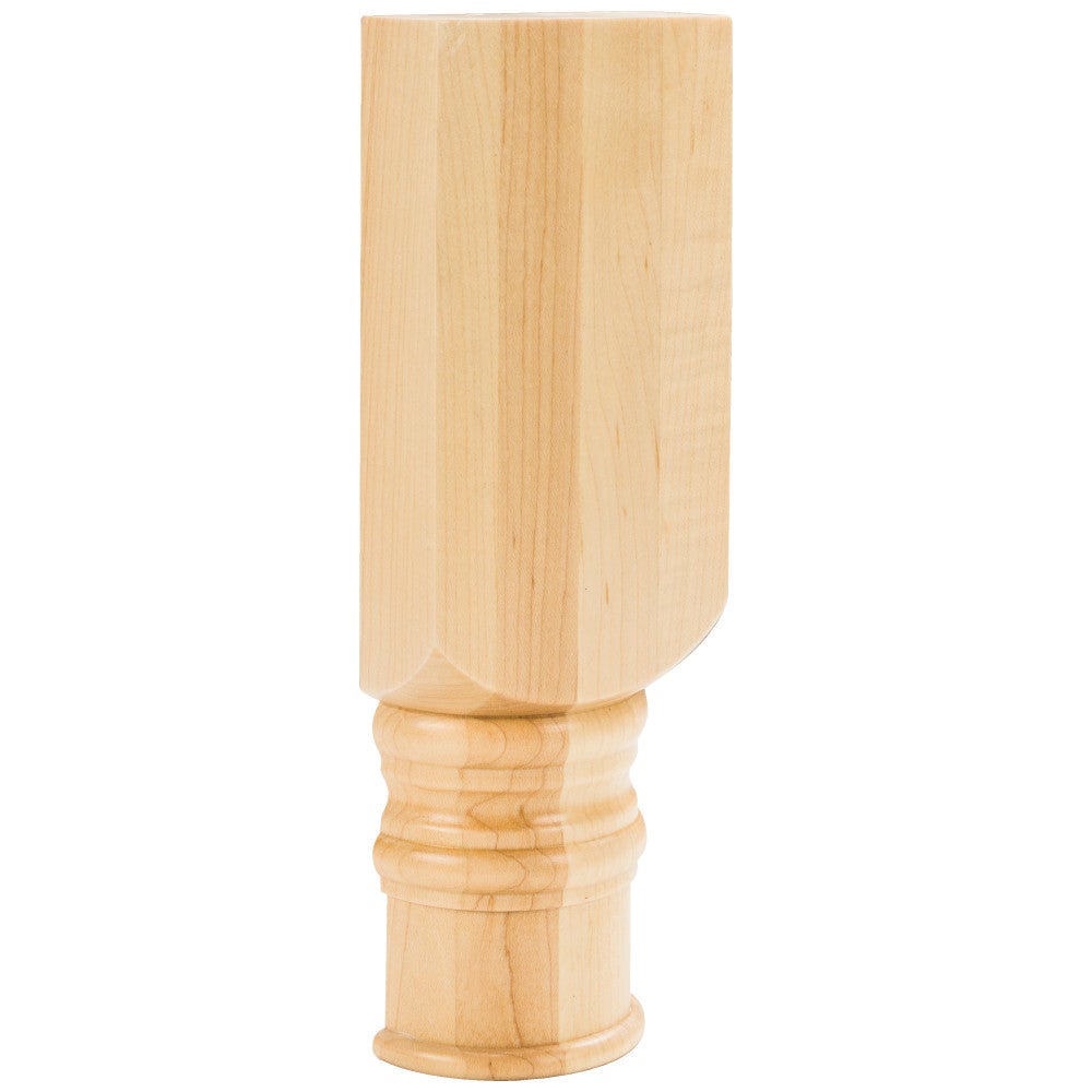 Hardware Resources 3-1/4" W x 1-9/16" D x 10" H Poplar Half Round Spool