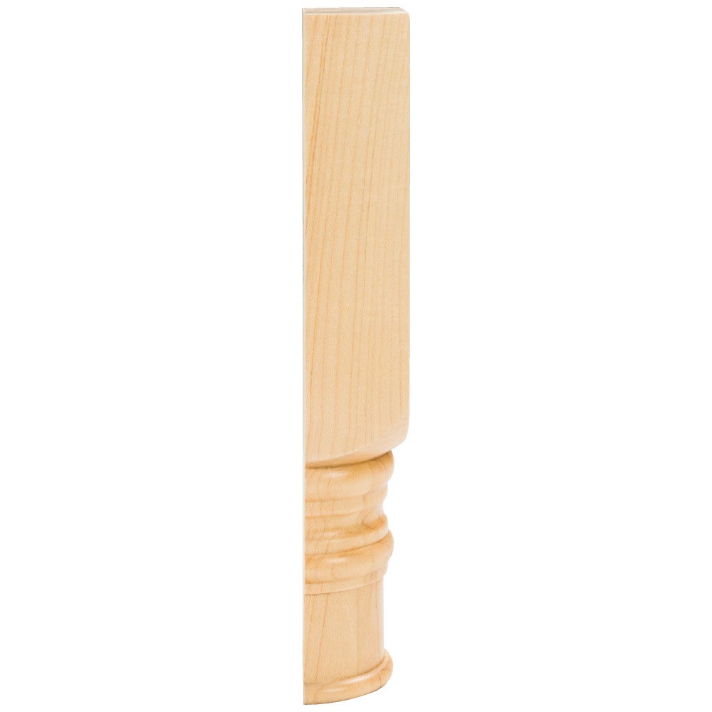 Hardware Resources 3-1/4" W x 1-9/16" D x 10" H Poplar Half Round Spool