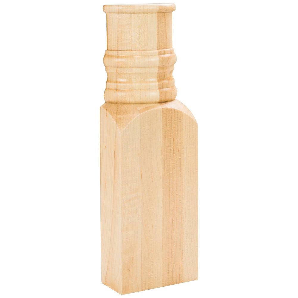 Hardware Resources 3-1/4" W x 1-9/16" D x 10" H Poplar Half Round Spool