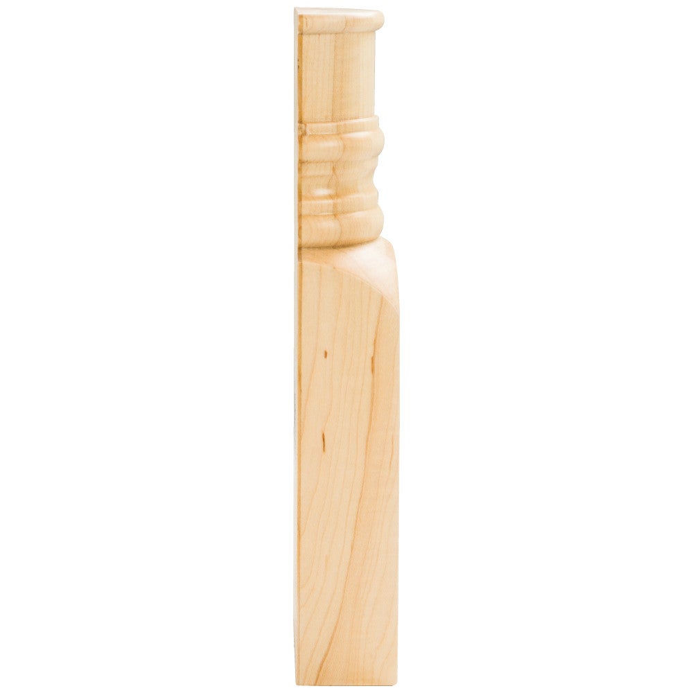 Hardware Resources 3-1/4" W x 1-9/16" D x 10" H Poplar Half Round Spool