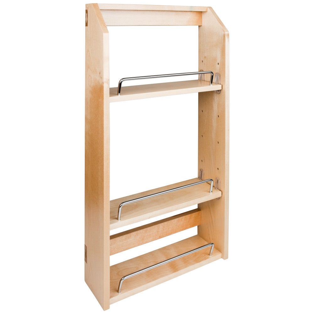 Hardware Resources Wood Door Mount Spice Rack