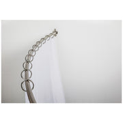 Hardware Resources 56"-72" Adjustable Curved Shower Curtain Rod