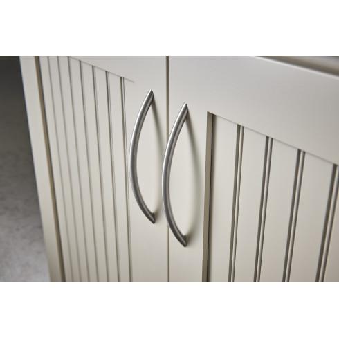 Top Knobs Stainless Steel Solid Bowed Bar Pull