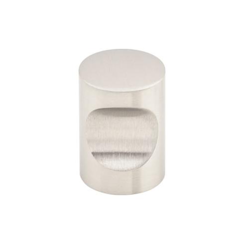 Top Knobs Stainless Steel Indent Knob