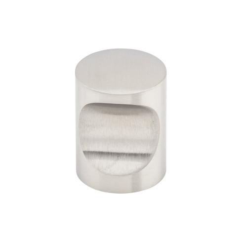 Top Knobs Stainless Steel Indent Knob