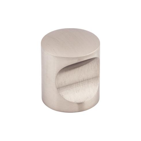 Top Knobs Stainless Steel Indent Knob
