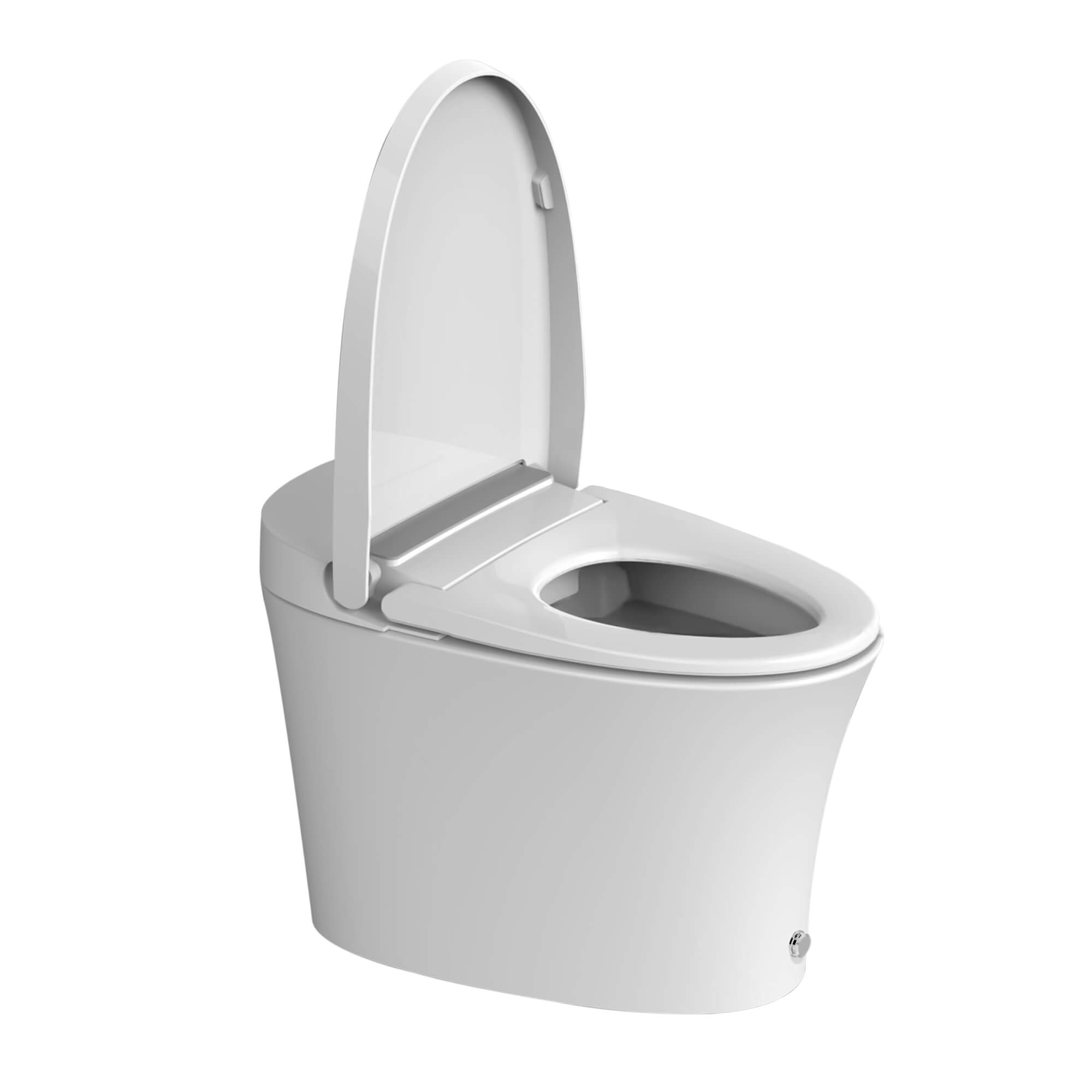 Fine Fixtures ST2W Surf Smart Toilet – ADA Battery-Powered Tankless